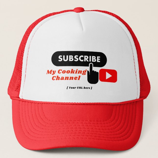 Boné Hat do cozinhar Channel Trucker (Frente)