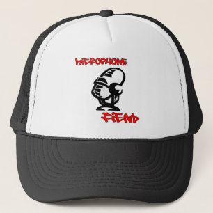 Boné Hat do microfone Fiend