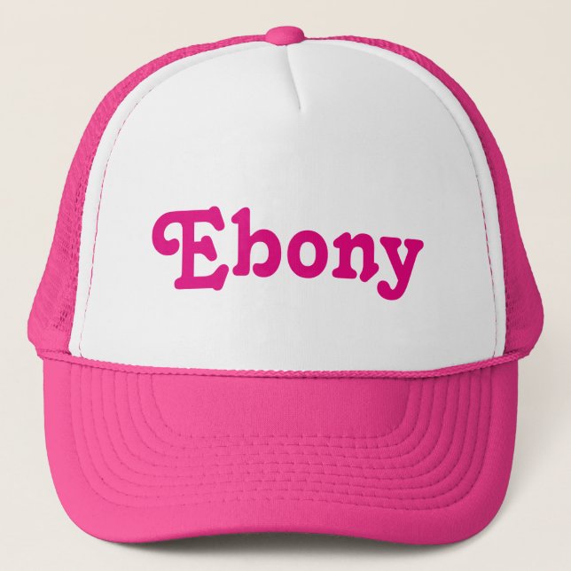 Boné Hat Ebony (Frente)
