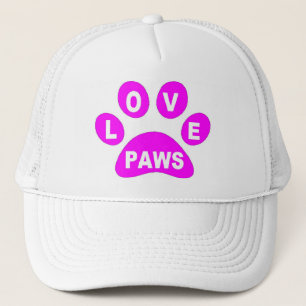 Boné Hat Love Paws on Paws Pink