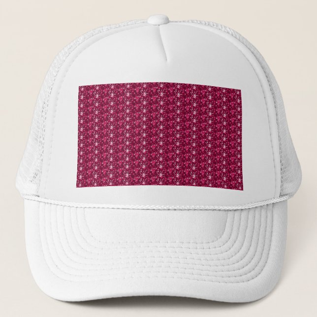 Boné Hat Maroon Glitter (Frente)