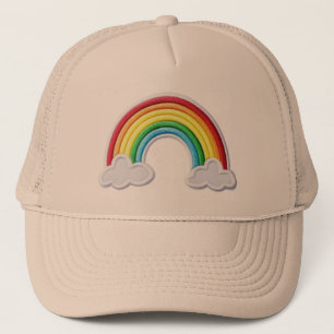 Boné Hat Mínimo Embroborado do Arco-Íris Sonha com Truc