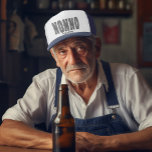 Boné Hat Personalizado Do Caminhoneiro Não Sem Bling<br><div class="desc">Não significa vovô em italiano. Você não acha que seu Não-Não merece esse chapéu de anca depois de tudo que ele fez por você? Personalize!</div>