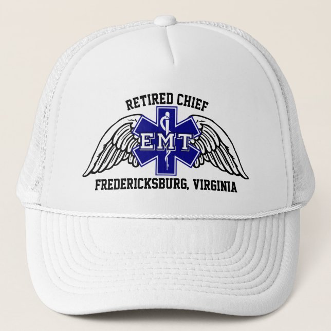 Boné Hat personalizável EMT aposentado (Frente)