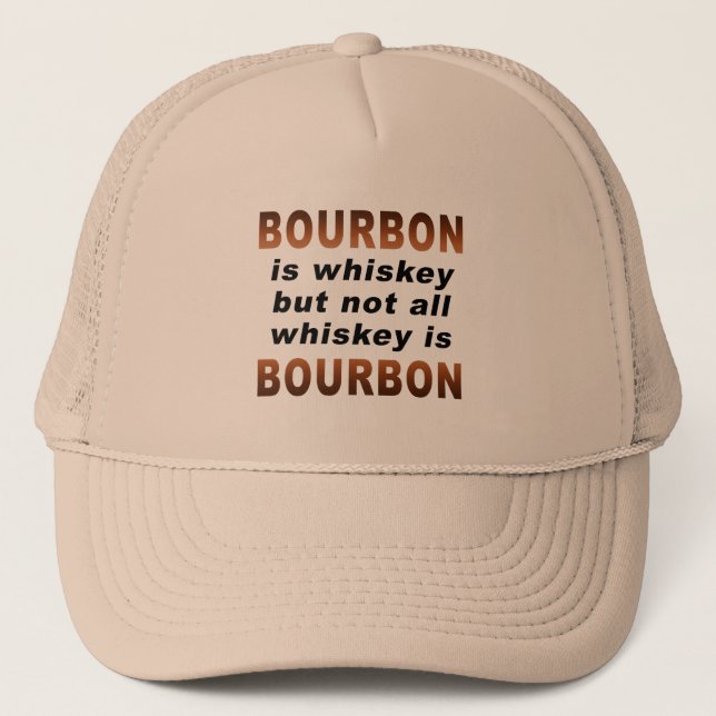 Boné HATS - Not All Whiskey Is BOURBON! (Frente)