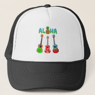 Boné Hawaiian Ukulele Aloha Hawaii
