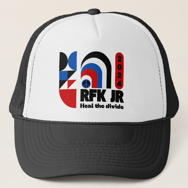 Boné "Heal the Divide" RFK Jr Kennedy 2024 Retro (Frente)