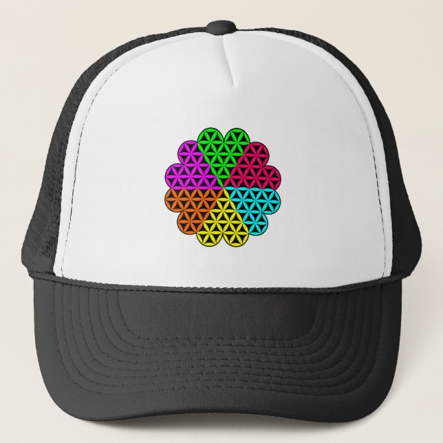 Boné Heart of Life X 6 -Flower of Heart - Vector (Frente)