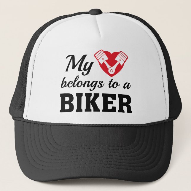 Boné Heart Pertence Biker (Frente)