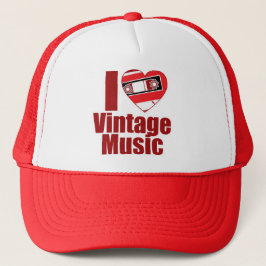 Boné Heart Vintage Music Legal Song Slogan