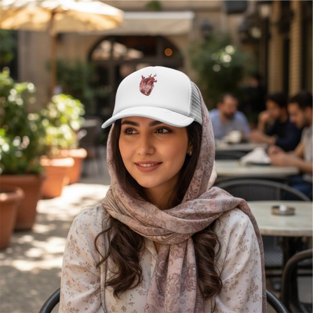 Boné Hearts Trucker Hat (Criador carregado)