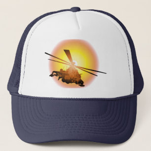 Boné Helicóptero de desenho animado