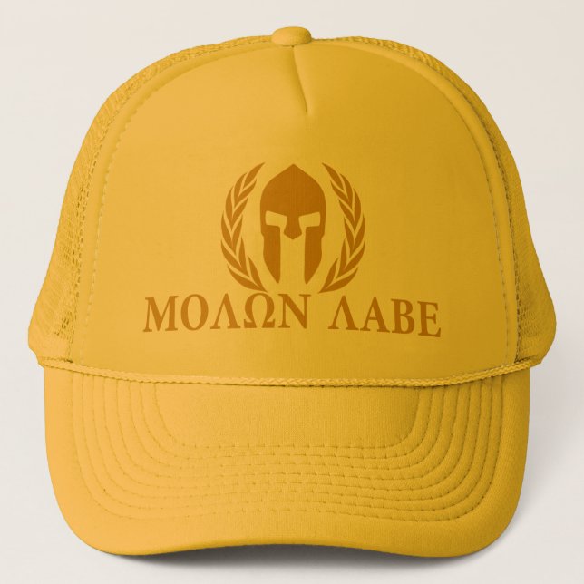 Boné Helmet Molon Labe Spartan (Frente)