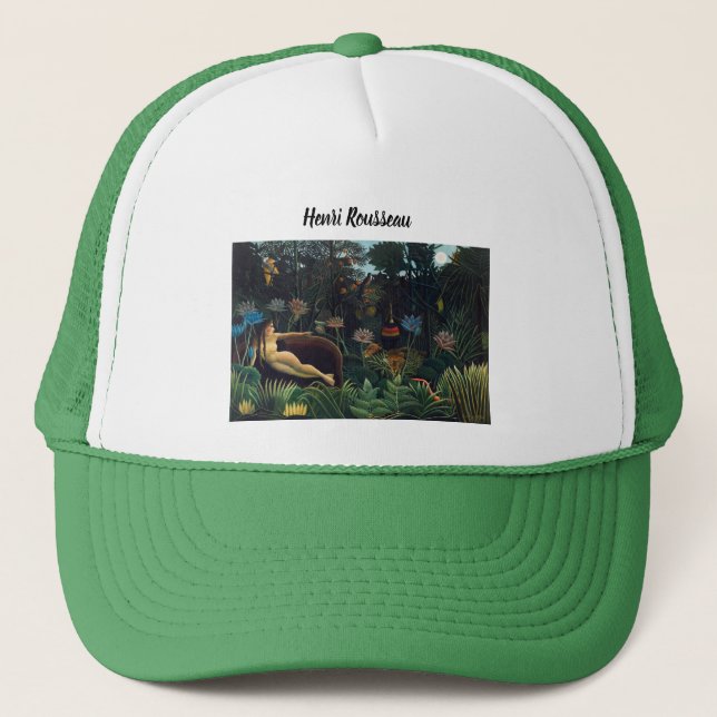 Boné Henri Rousseau é o Chapéu do Caminhoneiro Verde do (Frente)