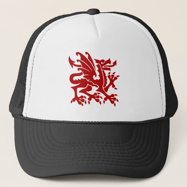 Boné Heraldic Dragon 01 - Ruby Red (Frente)
