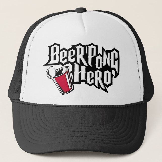 Boné Herói de Pong da cerveja (Frente)