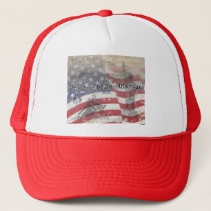 Boné Heróis dos EUA orgulhosos ser um americano! vinta