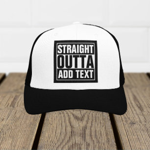 Boné HETERO OUTTA - adicione seu texto aqui/crie seu pr