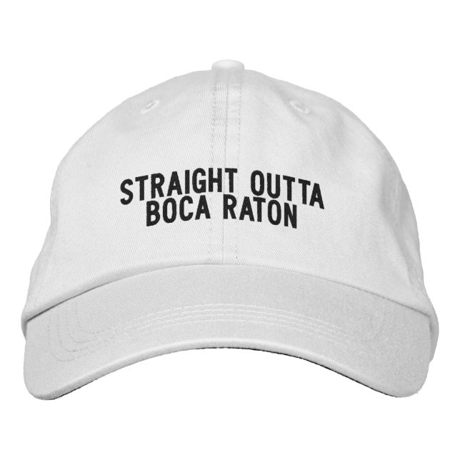 Boné Hetero Outta Boca Raton Florida Hat (Frente)