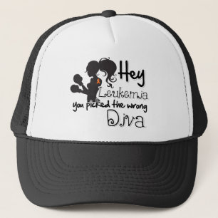Boné Hey cancer da leucemia você escolheu a diva errad
