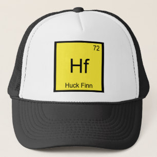 Boné Hf - Huck Finn Camiseta Símbolo Elemento Químico E