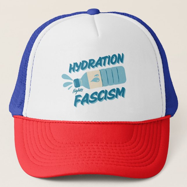Boné Hidratando o Combate ao Fascismo (Frente)