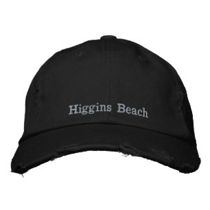 Boné Higgins Beach Rosa cor-de-rosa em preto meteorizad