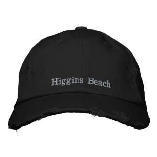 Boné Higgins Beach Rosa cor-de-rosa em preto meteorizad