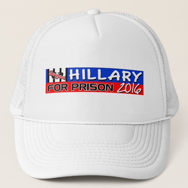 Boné Hillary para a prisão 2016! (Frente)