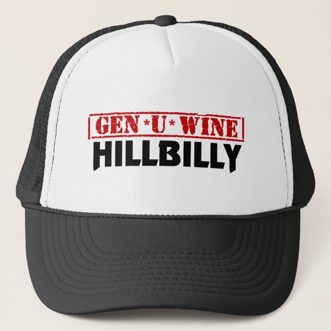 Boné Hillbilly do vinho do Gen U (Frente)