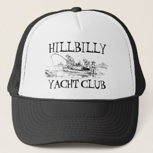 Boné Hillbilly Fish Yacht Club Funny Angler