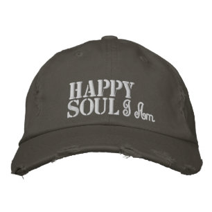 Boné Hippie Happy Soul Eu Estou Citando A Cinza Russa