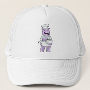 Boné Hippo como Chef com Bowl
