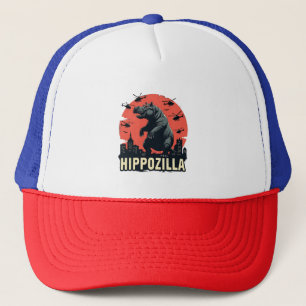 Boné Hippozilla Spooky Moo Deng Hippo Halloween