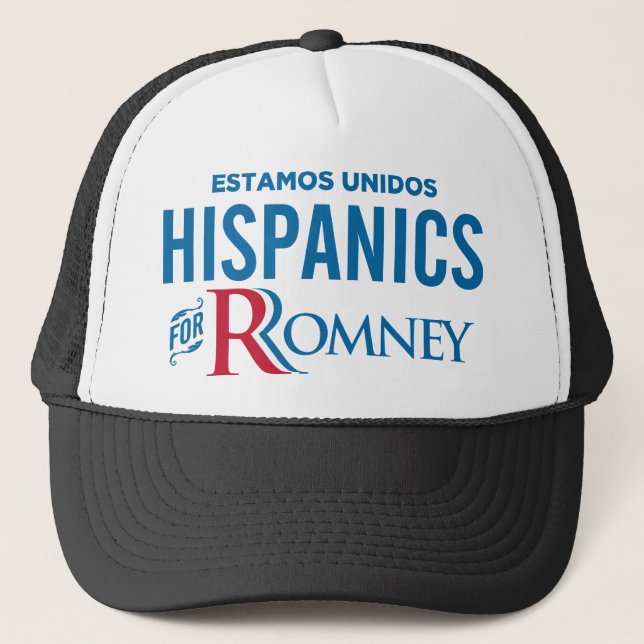 Boné Hispânicos para Romney (Frente)