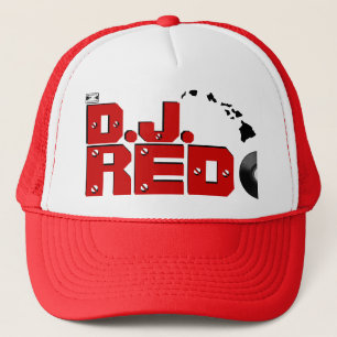 Boné Ho Brah! …, chapéu de D.J. VERMELHO VinyleTruck