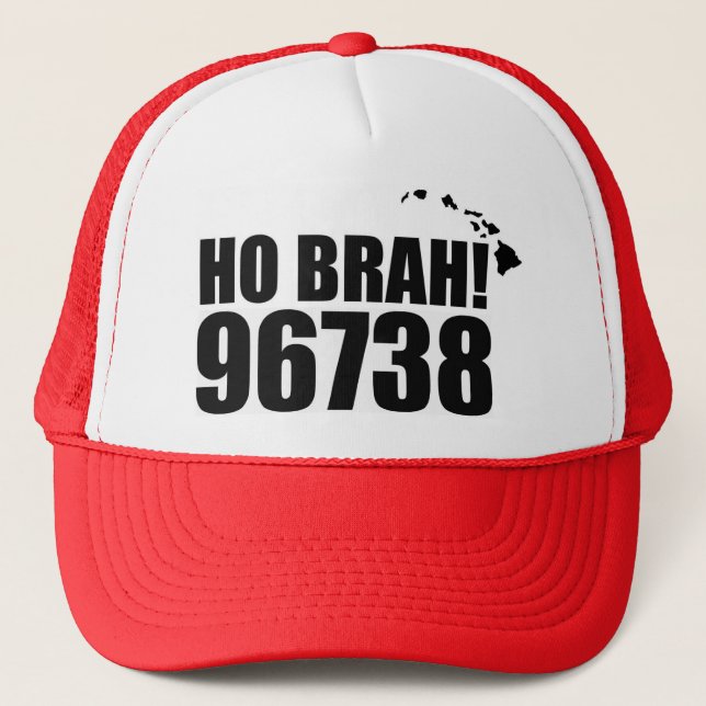 Boné Ho Brah, Hawaii Zip Code Hat 96738 Waikoloa (Frente)