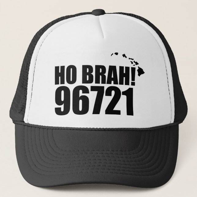 Boné Ho Brah, Hawaii Zip Code Hats 96721 Hilo (Frente)