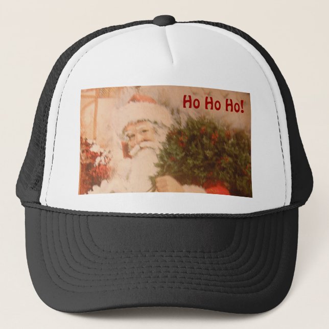 Boné Ho Com Papais noeis Ho Ho Ho (Frente)