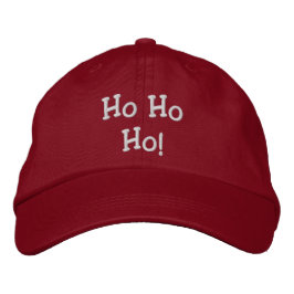 Boné Ho Ho Ho Chapéu de Natal: Vermelho