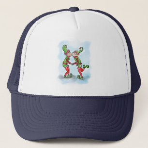 Boné Holiday Elves Kissing