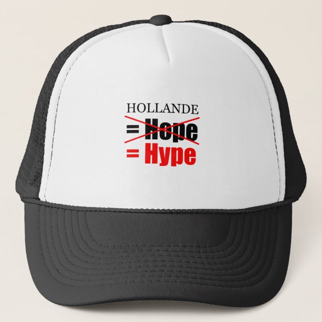 Boné Hollande Not Hope = Hype - Hat (Frente)