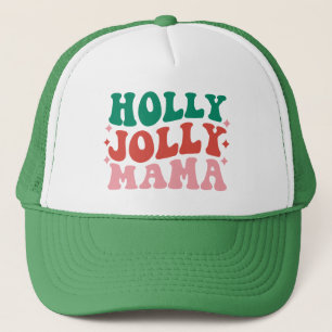 Boné Holly Jolly Mama - Design de Férias Divertidas