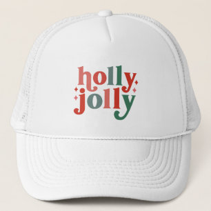 Boné Holly Jolly - Tipografia de Feriados Retroativos