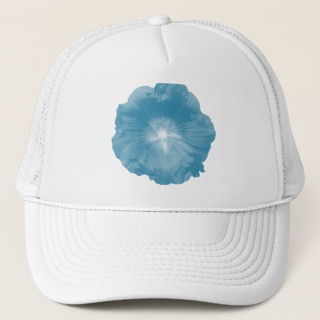 Boné Hollyhock Fllower Icy Blue Hat (Frente)