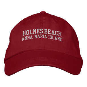 Boné Holmes Beach, Flórida, bordou o chapéu de baseball