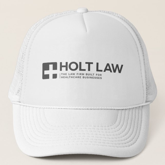 Boné Holt Law Trucker Hats (Cinzas) (Frente)