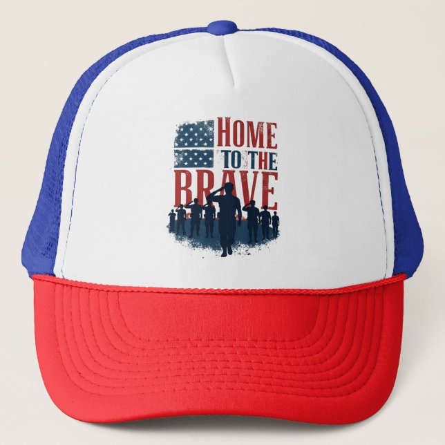 Boné Home of the Brave Salute Tee (Frente)