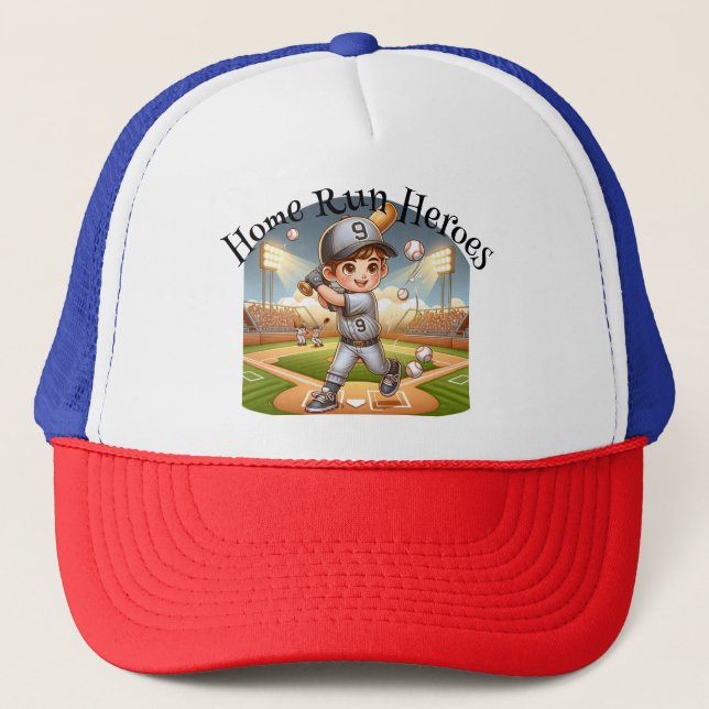 Boné Home Run Heroys Kids Baseball Hat (Frente)