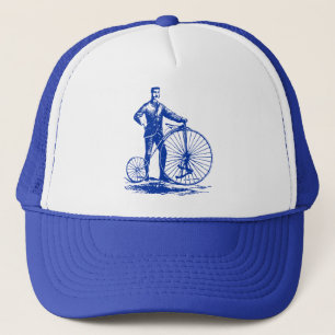 Boné Homem com Penny Farthing - Marinho Azul